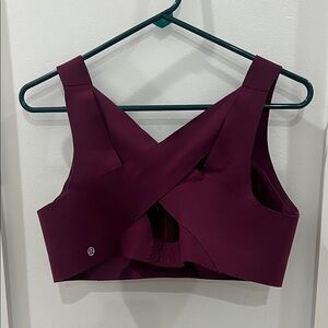 lululemon athletica Burgundy Sports Bra